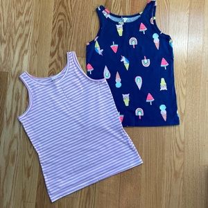 Carter’s Girls Tank Tops Bundle; Both Size 12